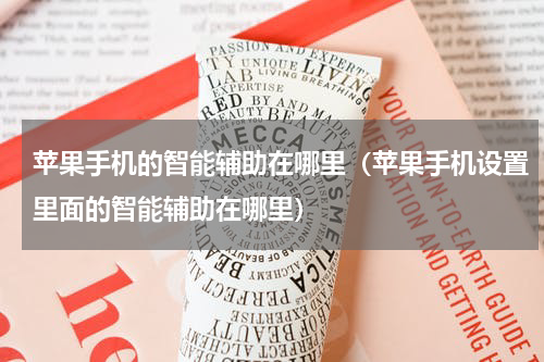 苹果手机的智能辅助在哪里（苹果手机设置里面的智能辅助在哪里）