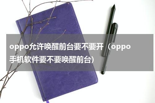 oppo允许唤醒前台要不要开（oppo手机软件要不要唤醒前台）