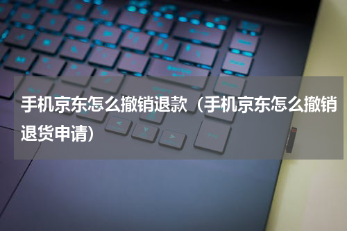 手机京东怎么撤销退款（手机京东怎么撤销退货申请）