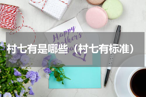 村七有是哪些（村七有标准）