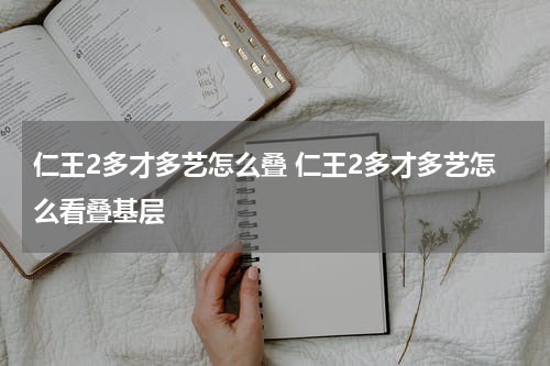 仁王2多才多艺怎么叠 仁王2多才多艺怎么看叠基层
