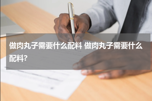 做肉丸子需要什么配料 做肉丸子需要什么配料?