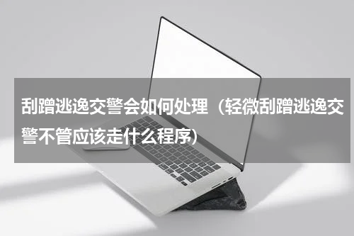 刮蹭逃逸交警会如何处理（轻微刮蹭逃逸交警不管应该走什么程序）