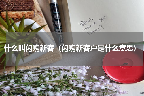 什么叫闪购新客（闪购新客户是什么意思）