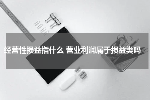 经营性损益指什么 营业利润属于损益类吗