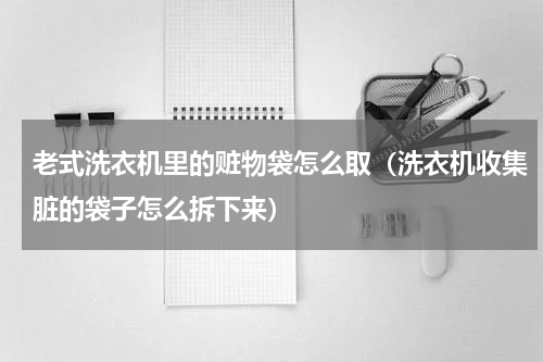 老式洗衣机里的赃物袋怎么取（洗衣机收集脏的袋子怎么拆下来）