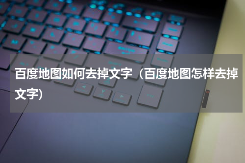 百度地图如何去掉文字（百度地图怎样去掉文字）