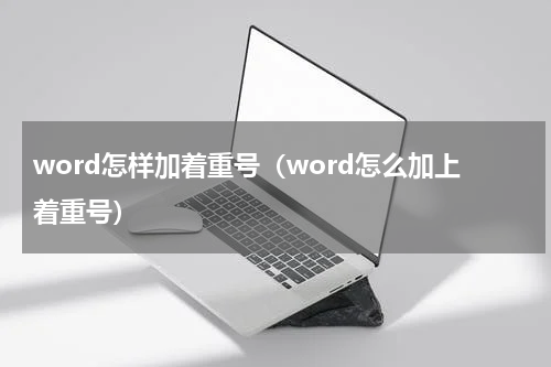 word怎样加着重号（word怎么加上着重号）