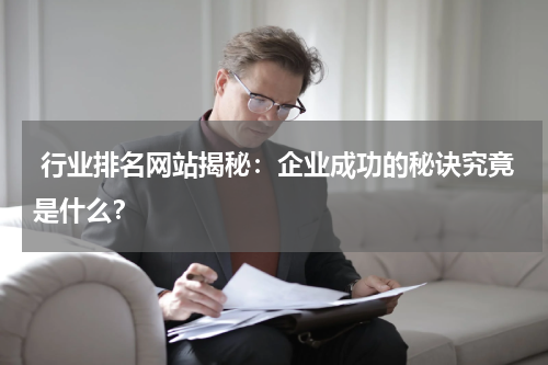  行业排名网站揭秘：企业成功的秘诀究竟是什么？