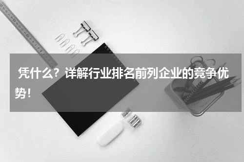  凭什么？详解行业排名前列企业的竞争优势！