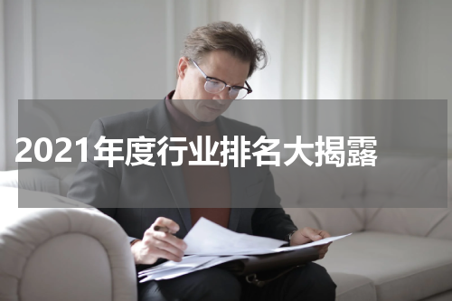  2021年度行业排名大揭露
