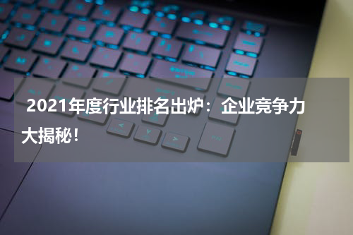  2021年度行业排名出炉：企业竞争力大揭秘！
