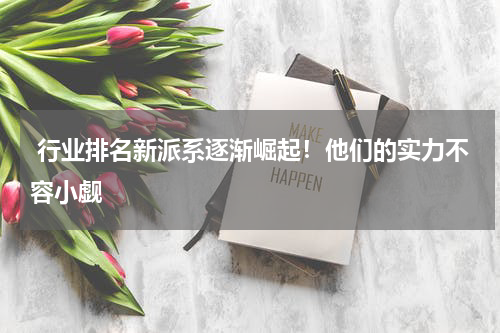  行业排名新派系逐渐崛起！他们的实力不容小觑