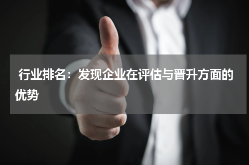  行业排名：发现企业在评估与晋升方面的优势