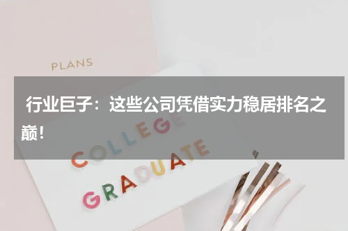  行业巨子：这些公司凭借实力稳居排名之巅！