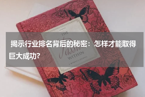  揭示行业排名背后的秘密：怎样才能取得巨大成功?
