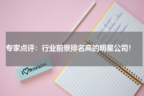  专家点评：行业前景排名高的明星公司！