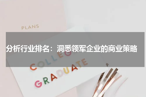  分析行业排名：洞悉领军企业的商业策略