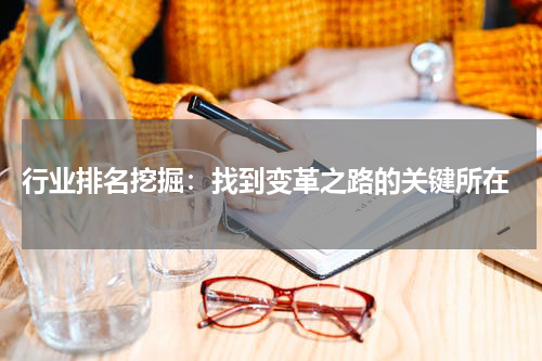  行业排名挖掘：找到变革之路的关键所在