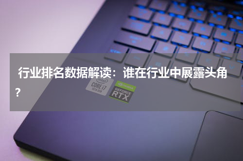  行业排名数据解读：谁在行业中展露头角？