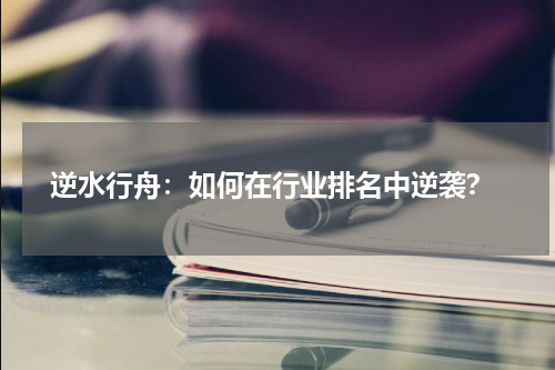  逆水行舟：如何在行业排名中逆袭？