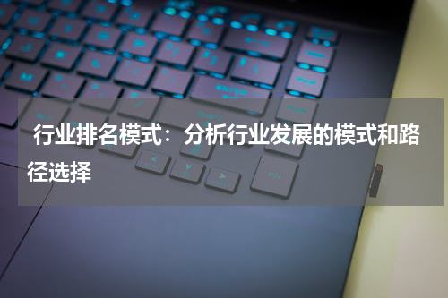  行业排名模式：分析行业发展的模式和路径选择