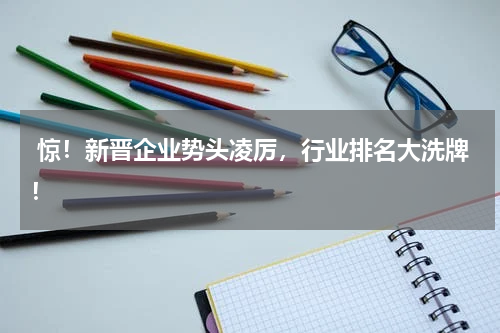  惊！新晋企业势头凌厉，行业排名大洗牌！