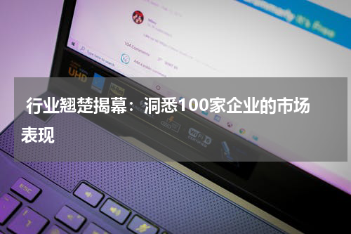  行业翘楚揭幕：洞悉100家企业的市场表现