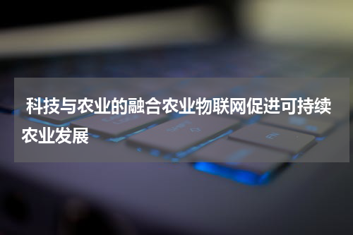  科技与农业的融合农业物联网促进可持续农业发展
