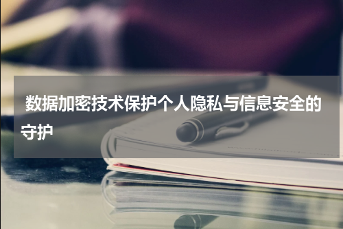  数据加密技术保护个人隐私与信息安全的守护