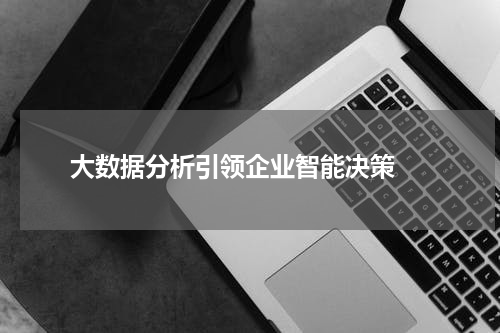  大数据分析引领企业智能决策 