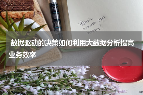  数据驱动的决策如何利用大数据分析提高业务效率