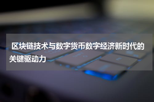  区块链技术与数字货币数字经济新时代的关键驱动力