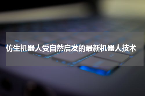  仿生机器人受自然启发的最新机器人技术
