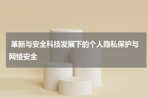  革新与安全科技发展下的个人隐私保护与网络安全