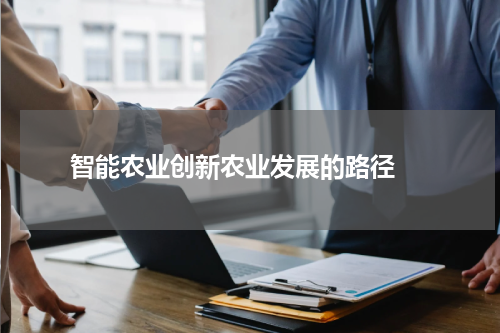  智能农业创新农业发展的路径 