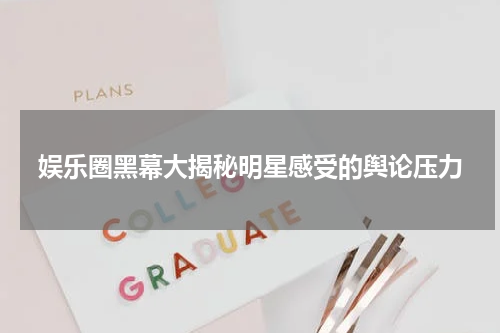 娱乐圈黑幕大揭秘明星感受的舆论压力