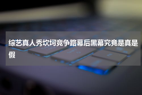 综艺真人秀坎坷竞争路幕后黑幕究竟是真是假