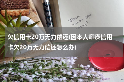 欠信用卡20万无力偿还(因本人瘫痪信用卡欠20万无力偿还怎么办)