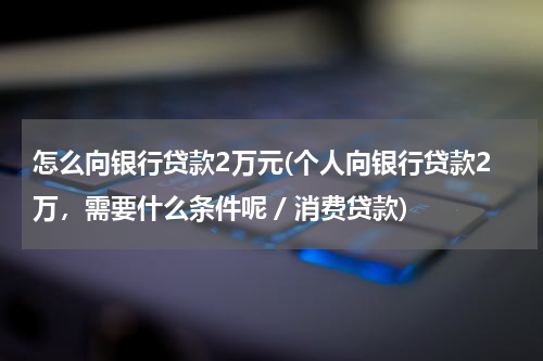 怎么向银行贷款2万元(个人向银行贷款2万，需要什么条件呢 / 消费贷款)