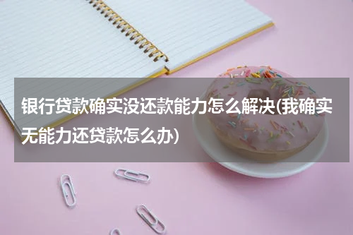 银行贷款确实没还款能力怎么解决(我确实无能力还贷款怎么办)