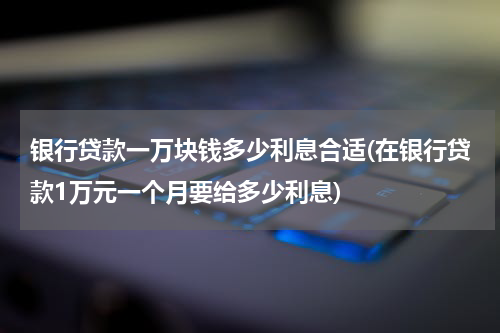 银行贷款一万块钱多少利息合适(在银行贷款1万元一个月要给多少利息)