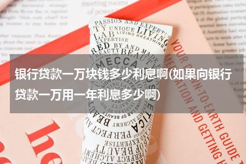 银行贷款一万块钱多少利息啊(如果向银行贷款一万用一年利息多少啊)