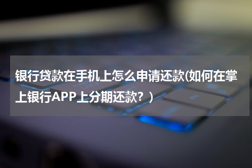 银行贷款在手机上怎么申请还款(如何在掌上银行APP上分期还款？)