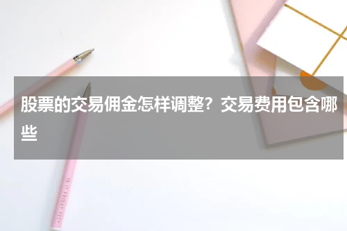 股票的交易佣金怎样调整？交易费用包含哪些