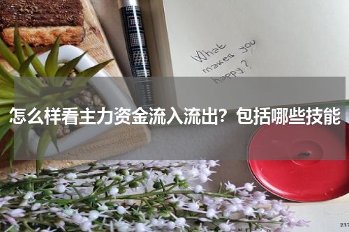 怎么样看主力资金流入流出？包括哪些技能
