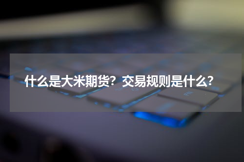 什么是大米期货？交易规则是什么？