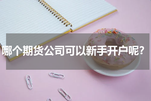 哪个期货公司可以新手开户呢？