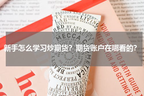 新手怎么学习炒期货？期货账户在哪看的？