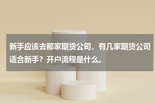 新手应该去那家期货公司，有几家期货公司适合新手？开户流程是什么。